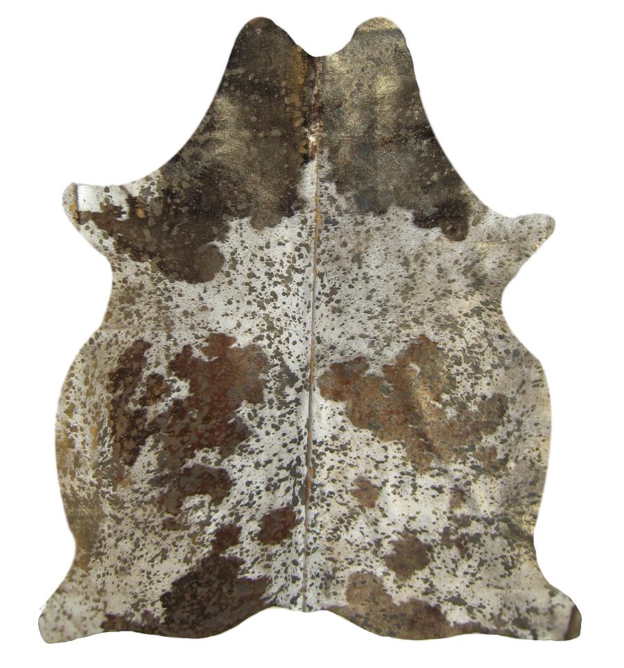 White Devore Silver -- SCO03DVN Metallic Acid Wash