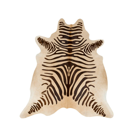 Brown On Tan Zebra -- SCO37S Stenciled